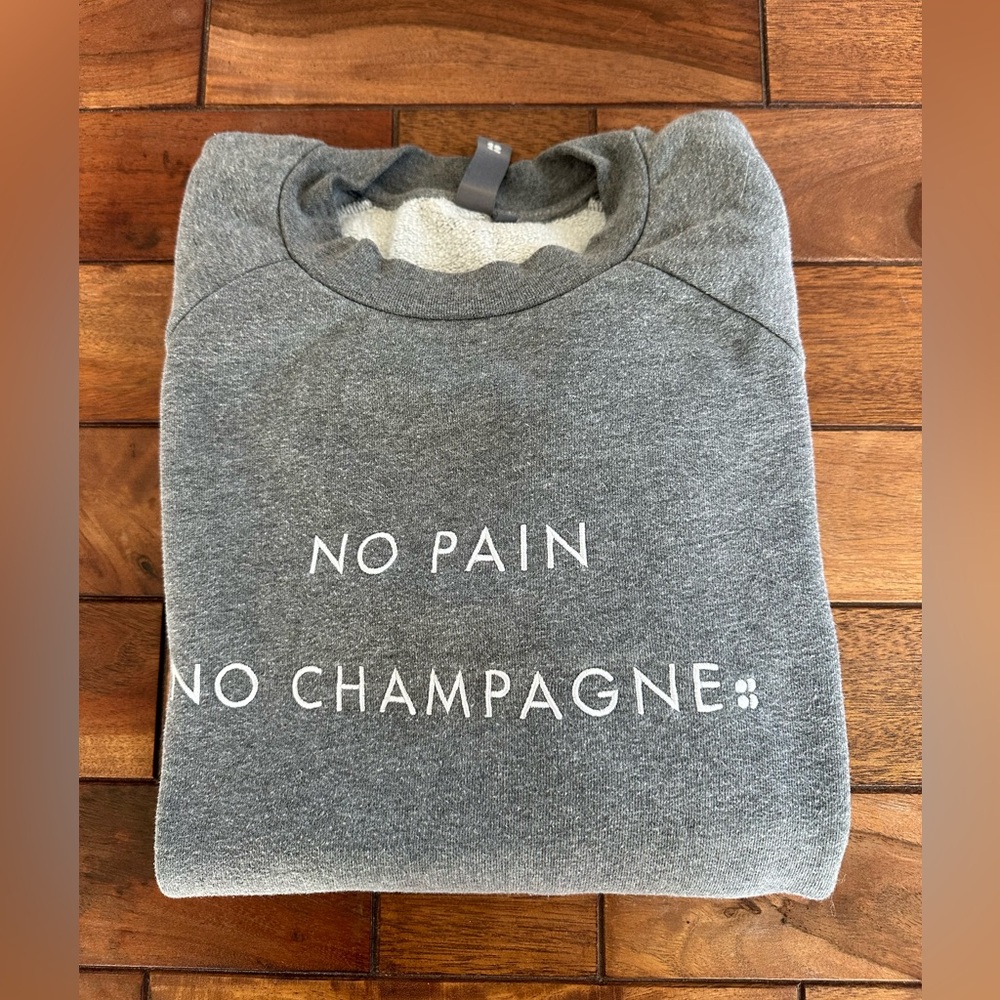 gray sweaty Betty sweatshirt. Wore a handful of times. Excellent condition.